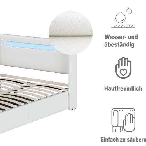 Double Bed in Fiberboard