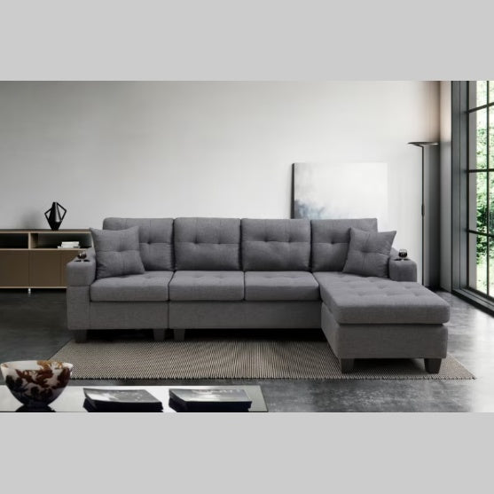 Premium Fabric Sectional Sofa