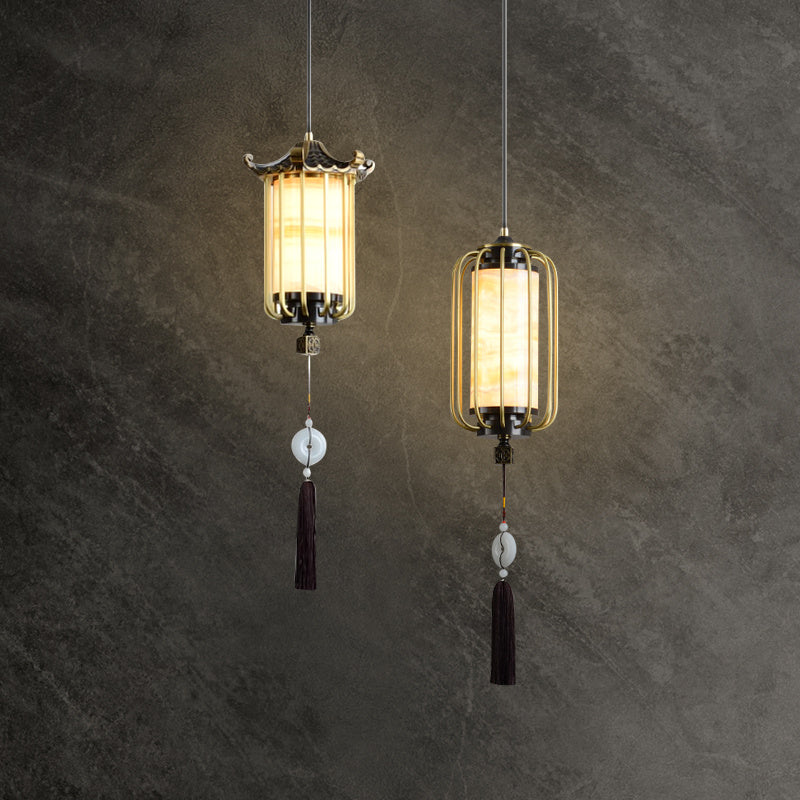 Hanging wire for a new Chinese Zen bedroom bedside lamp