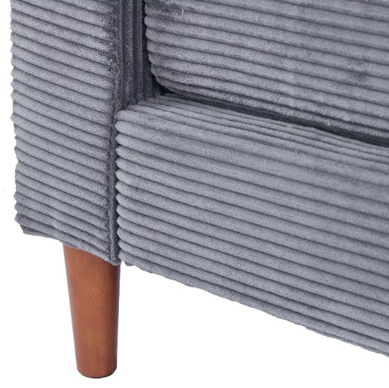 Minimalist 3-Seater with Deep Cushions