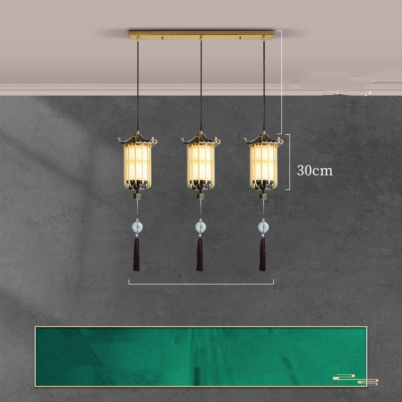 Hanging wire for a new Chinese Zen bedroom bedside lamp