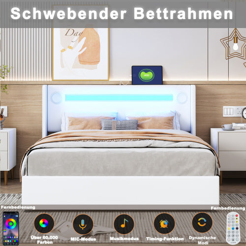 Double Bed in Fiberboard