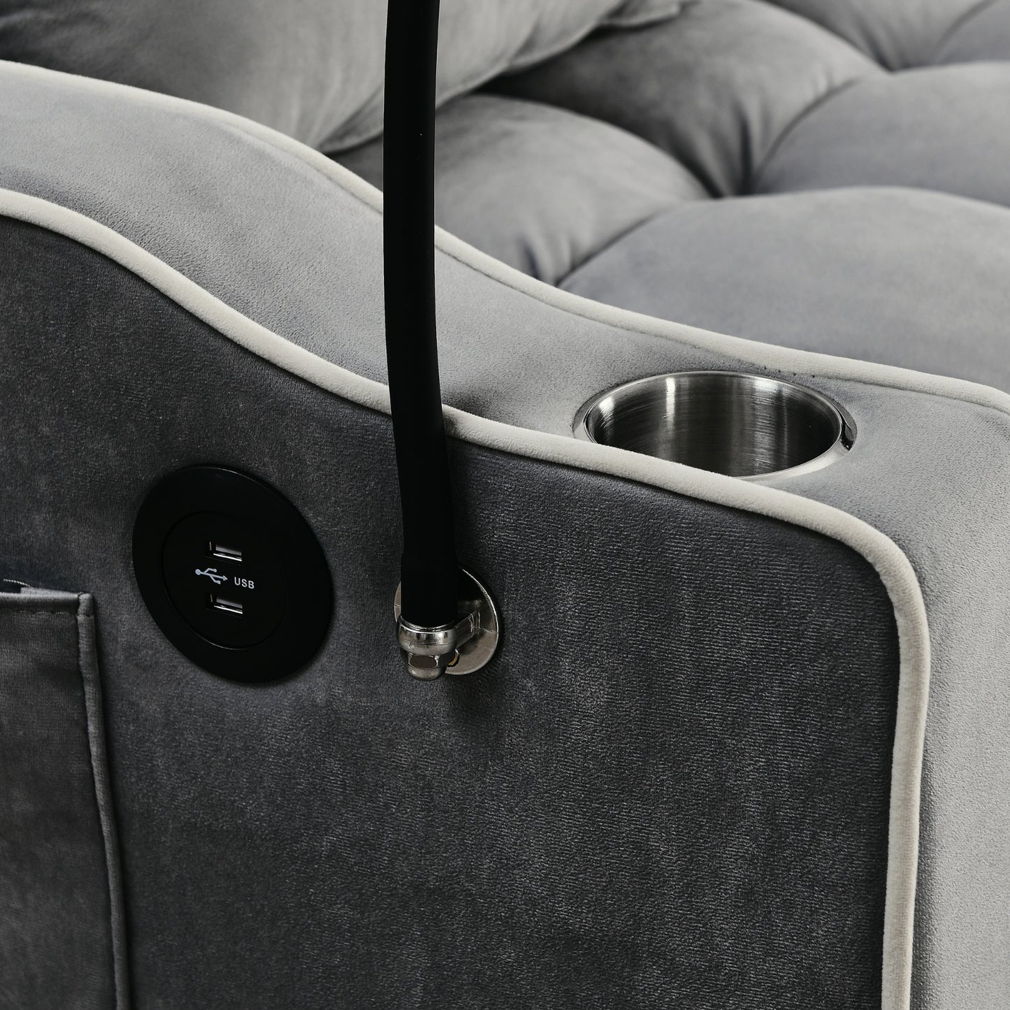 Modernes Sofa Sofa Sofa Samt Ausziehbett
