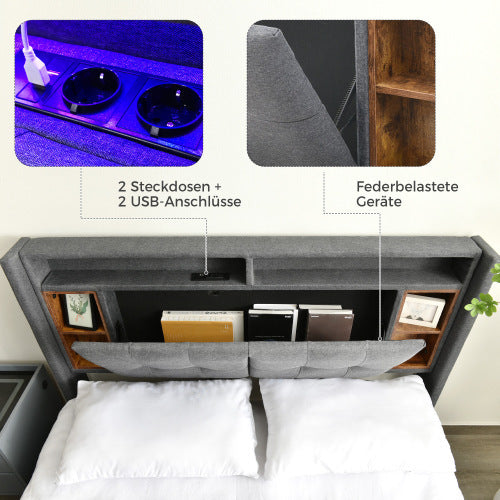 Bed Frame Made of Solid Wood