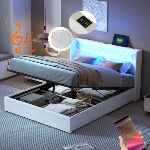 Double Bed in Fiberboard