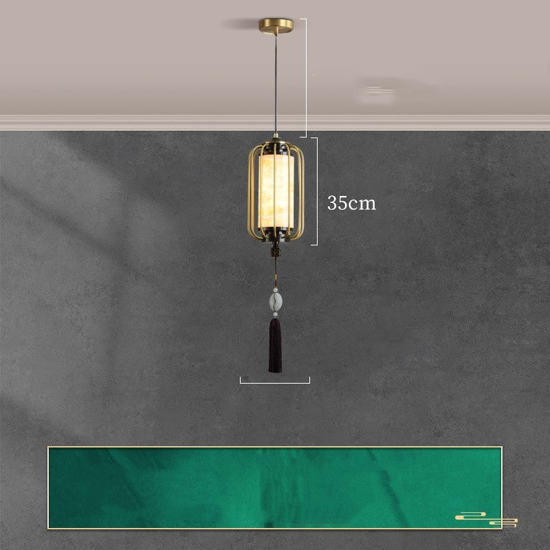 Hanging wire for a new Chinese Zen bedroom bedside lamp