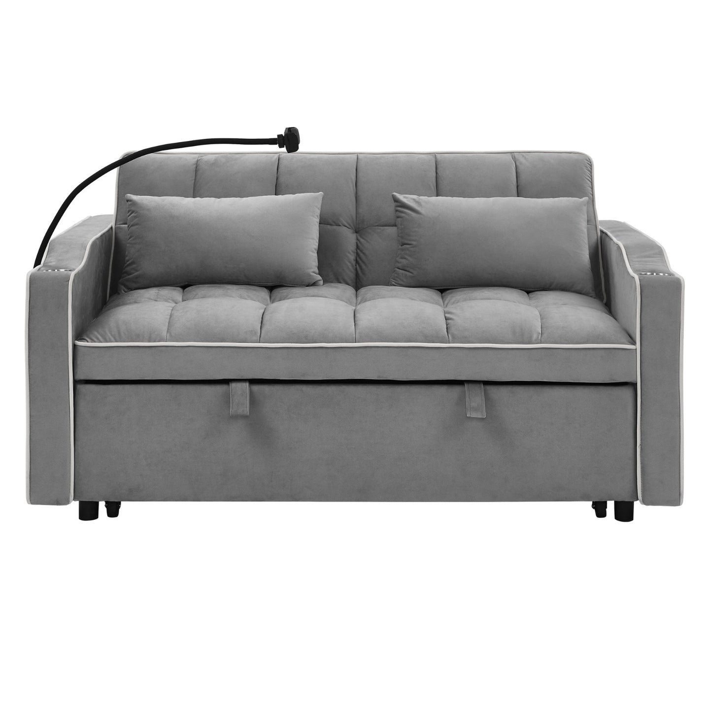 Modernes Sofa Sofa Sofa Samt Ausziehbett