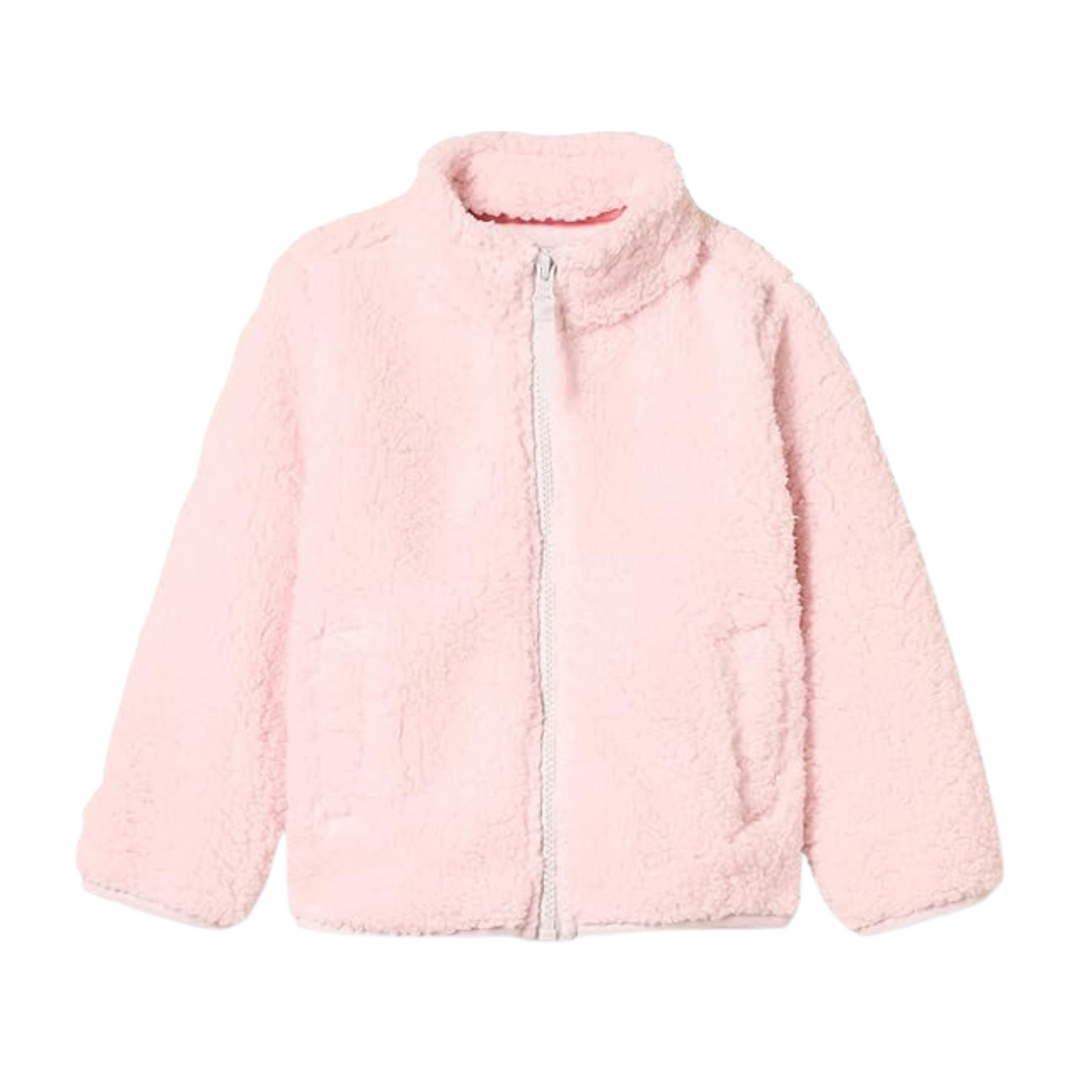 Sherpa Fleece Full-Zip Premium Jacket for Girls and Toddlers