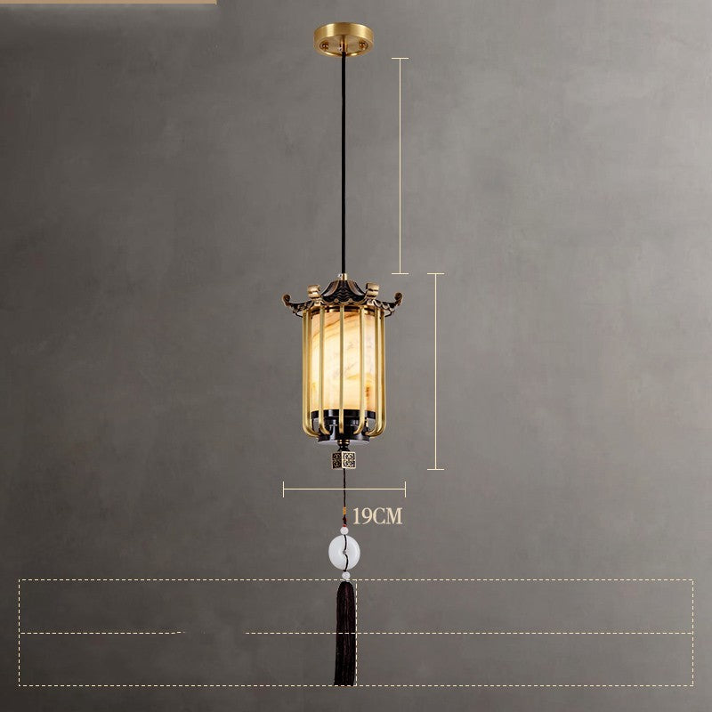 Hanging wire for a new Chinese Zen bedroom bedside lamp