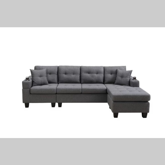 Premium Fabric Sectional Sofa