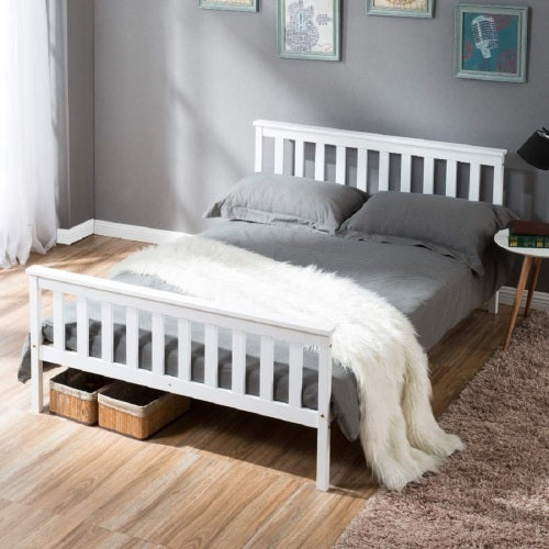 Bed Frame Made of Solid Wood