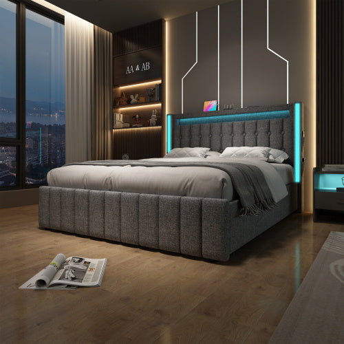 Bed with Linen Storage