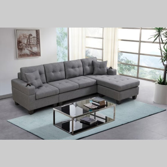 Premium Fabric Sectional Sofa