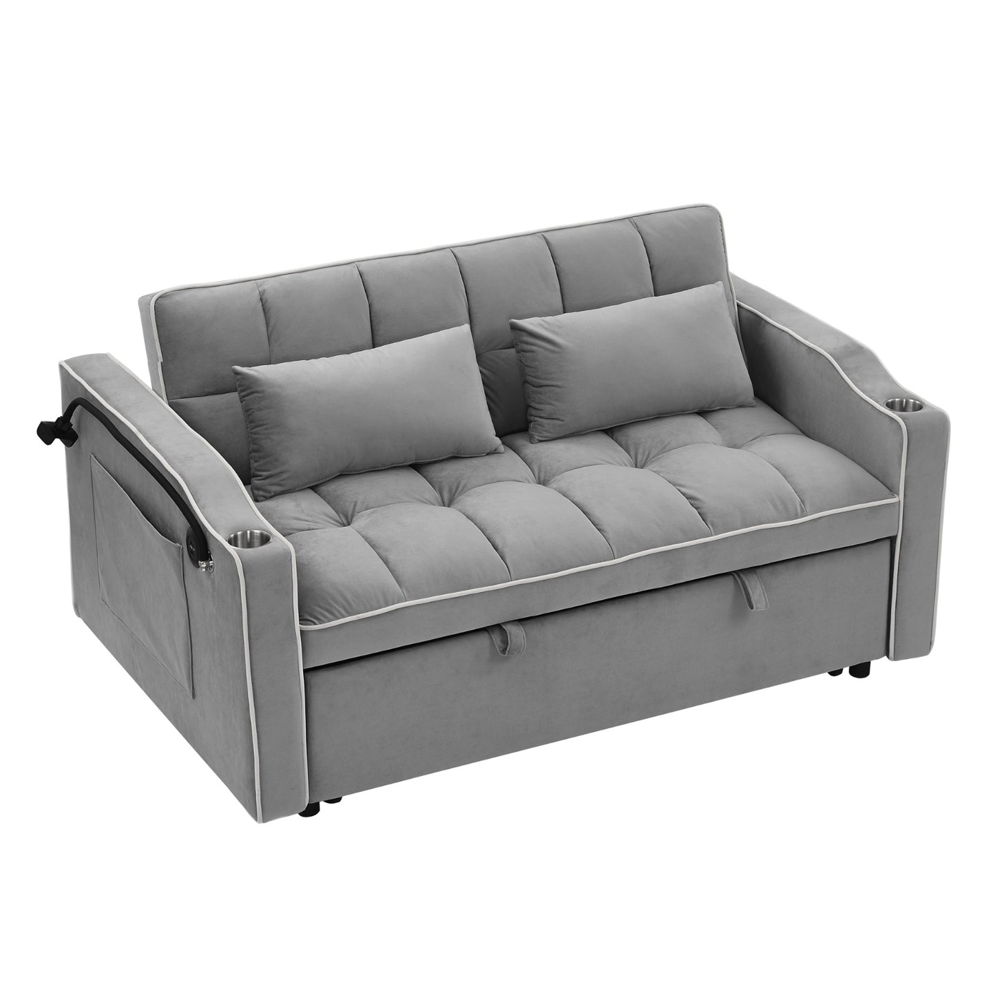 Modernes Sofa Sofa Sofa Samt Ausziehbett