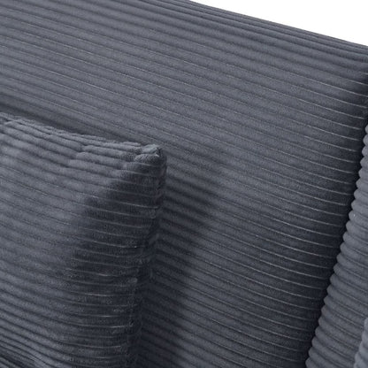 Luxe Modular Gray Sofa Seats