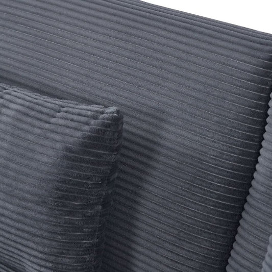 Luxe Modular Gray Sofa Seats
