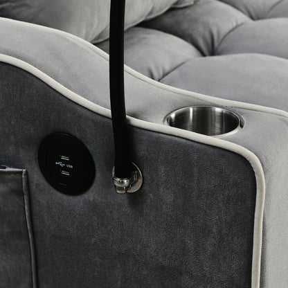 Modernes Sofa Sofa Sofa Samt Ausziehbett