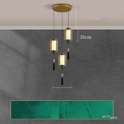 Hanging wire for a new Chinese Zen bedroom bedside lamp