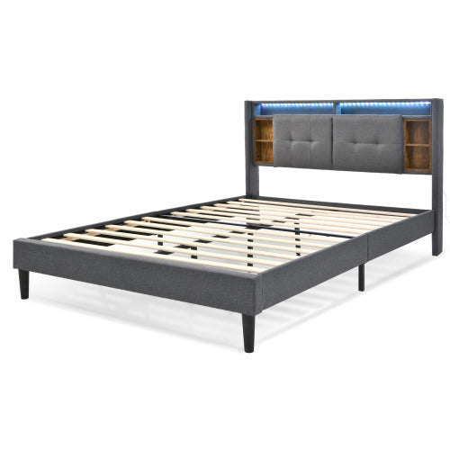 Bed Frame Made of Solid Wood