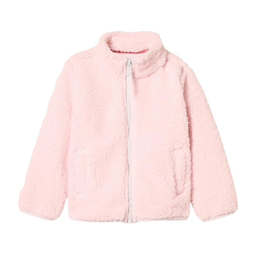 Sherpa Fleece Full-Zip Premium Jacket for Girls and Toddlers