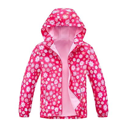 Premium Light Windproof Jacket with Hood for Girls
