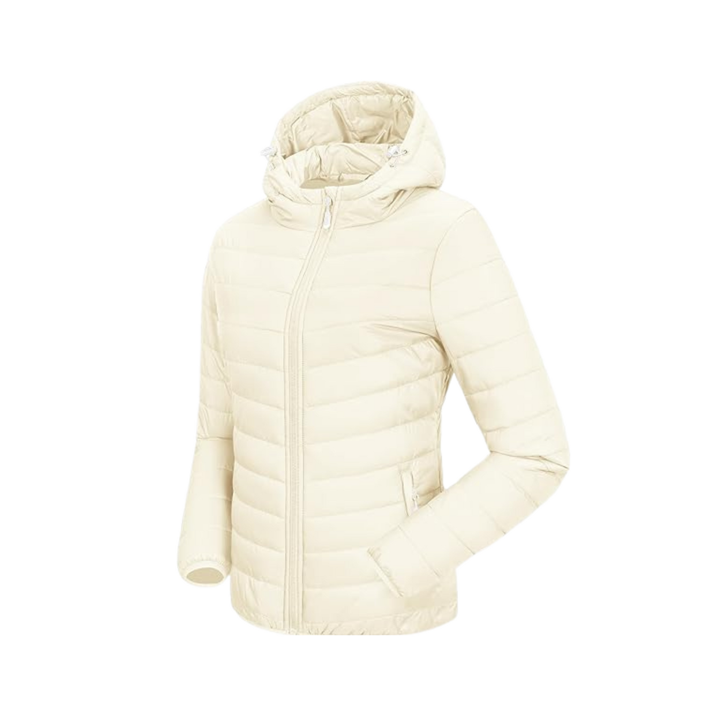 Women's Lightweight Packable Puffer Jacket with Hood