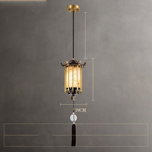 Hanging wire for a new Chinese Zen bedroom bedside lamp