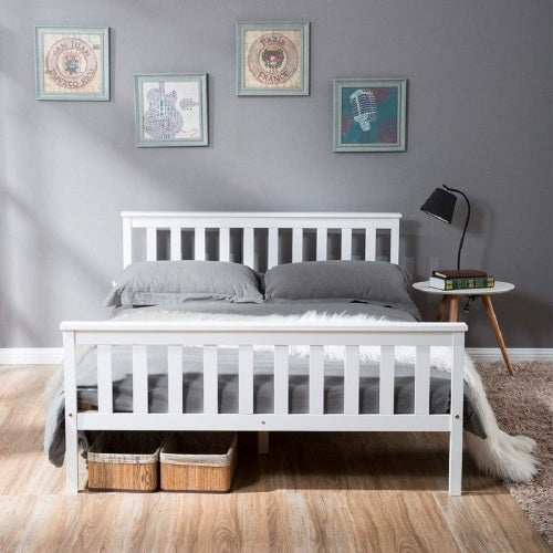 Bed Frame Made of Solid Wood