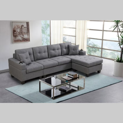 Premium Fabric Sectional Sofa