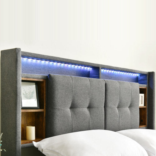 Bed Frame Made of Solid Wood